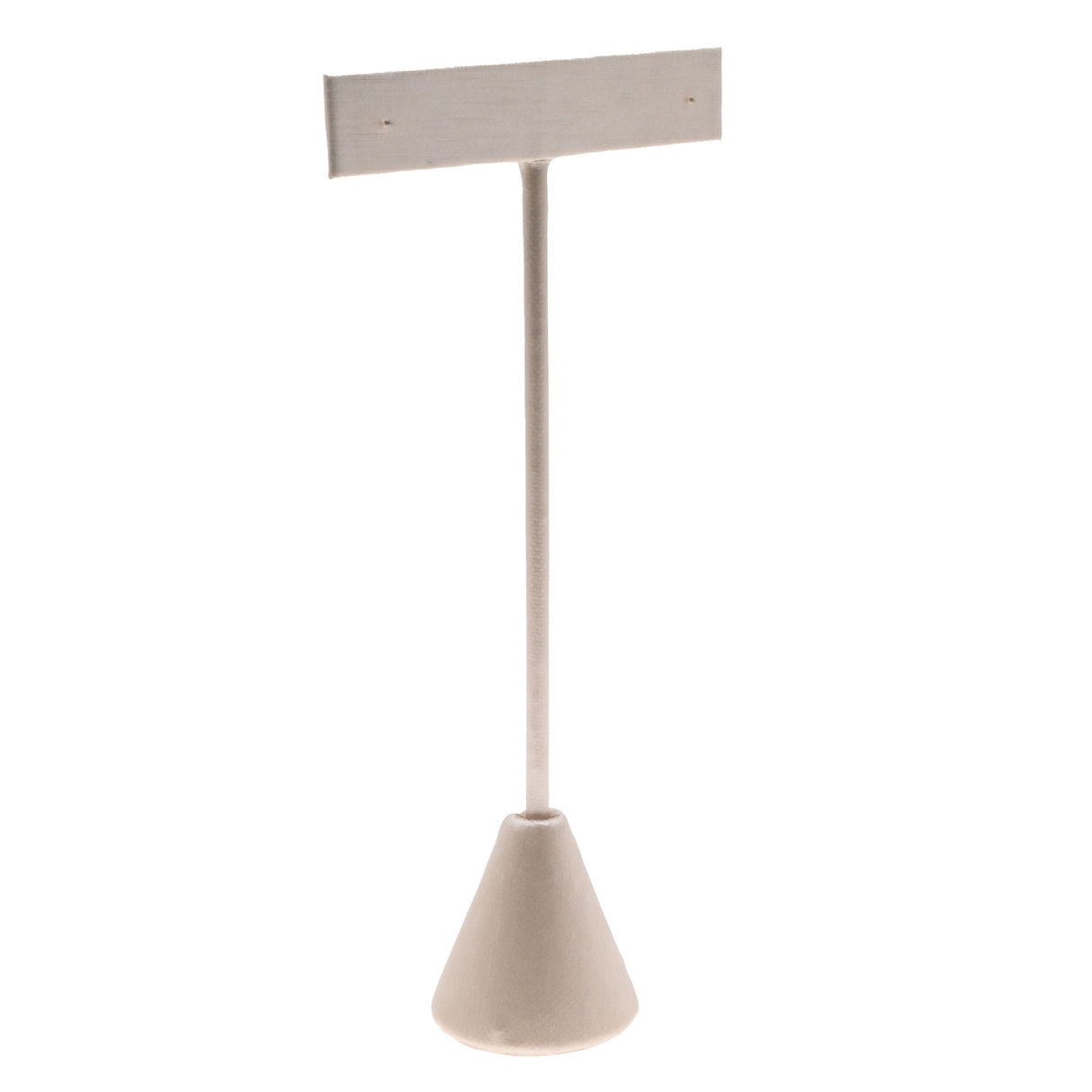 Champagne Pink Leatherette Jewelry Earring T Stand, 3-1/2" Tall