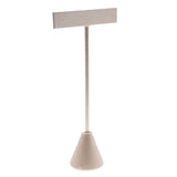Champagne Pink Leatherette Jewelry Earring T Stand, 6-3/4" Tall