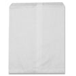 White Paper Gift Shopping Bags, 100 Per Pack, 8-1/2" x 11"