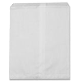 White Paper Gift Shopping Bags, 100 Per Pack, 8-1/2" x 11"