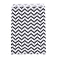 Black and White Chevron Gift Shopping Bags, 100 Per Pack, 5" x 7"