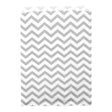 Silver and White Chevron Gift Shopping Bags, 100 Per Pack, 5" x 7"