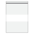 3" x 4" Zipper Lock Plastic Poly Bags with White Write On Label, 100 Bags