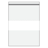 3" x 4" Zipper Lock Plastic Poly Bags with White Write On Label, 100 Bags