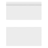 2" x 2" Zipper Lock Plastic Poly Bags with White Write On Label, 100 Bags