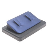 Black & Blue Leatherette Dual Ring Clip Display Stand - 1" Tall