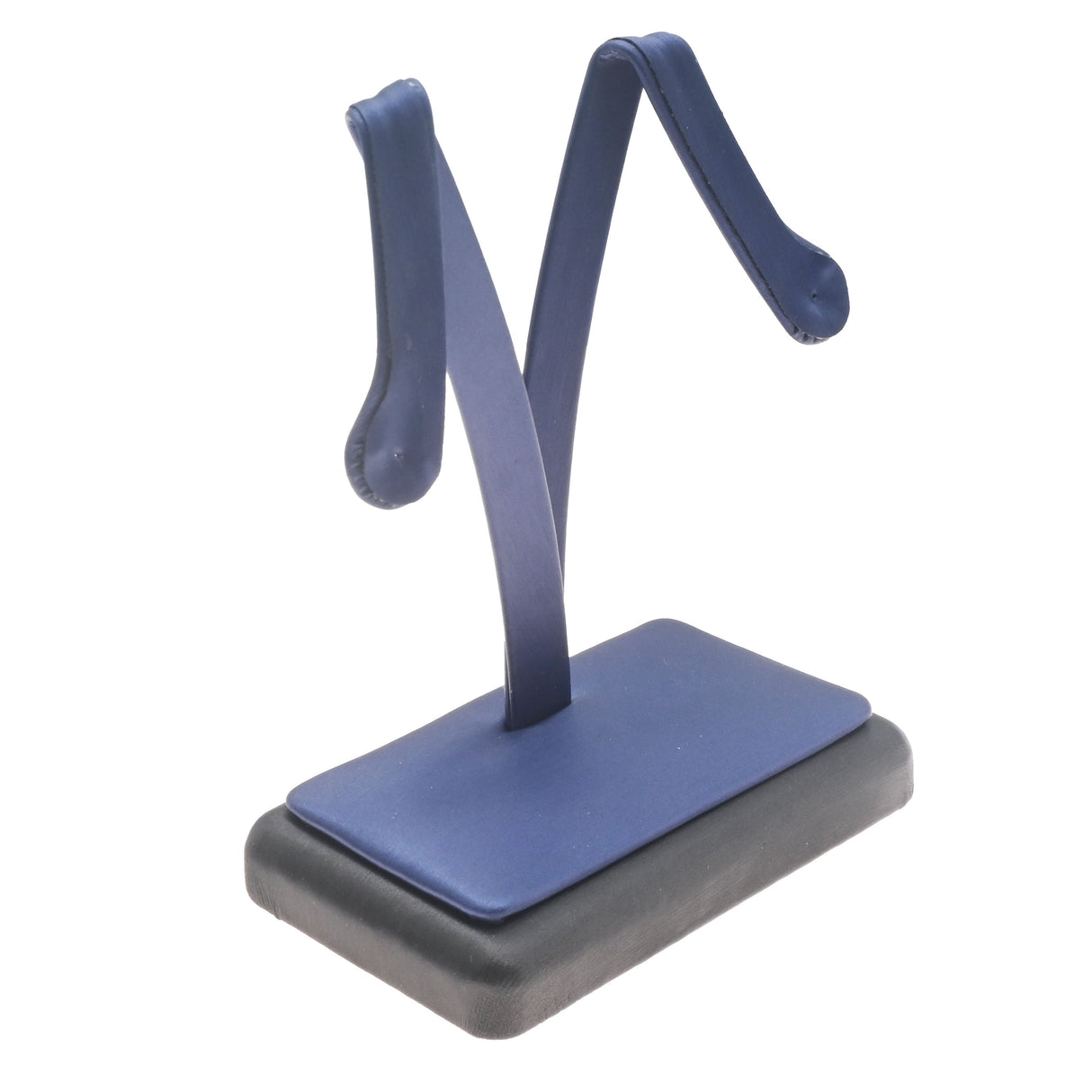 Black & Blue Leatherette Earring Tree Display Stand - 4-1/8" Tall