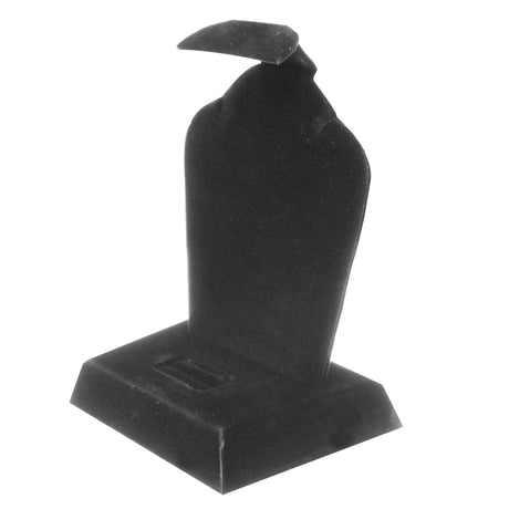 Black Velvet Combination Jewelry Display Stand - Ring, Earring & Pendant