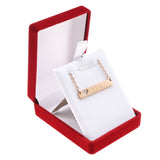 Red Flocked Velour Jewelry Earring or Pendant Boxes - 24 Pack