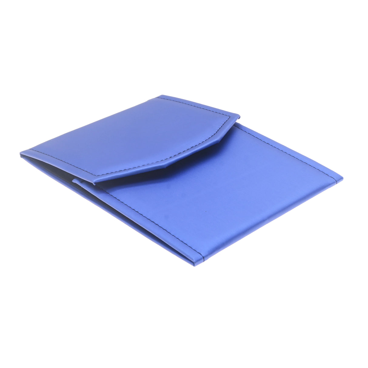 Blue Leatherette Jewelry Necklace Presentation Display Folder