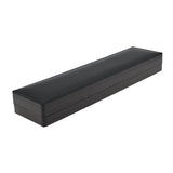 Premium Black Textured Leatherette Jewelry Bracelet Box