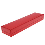 Premium Red Textured Leatherette Jewelry Bracelet Box