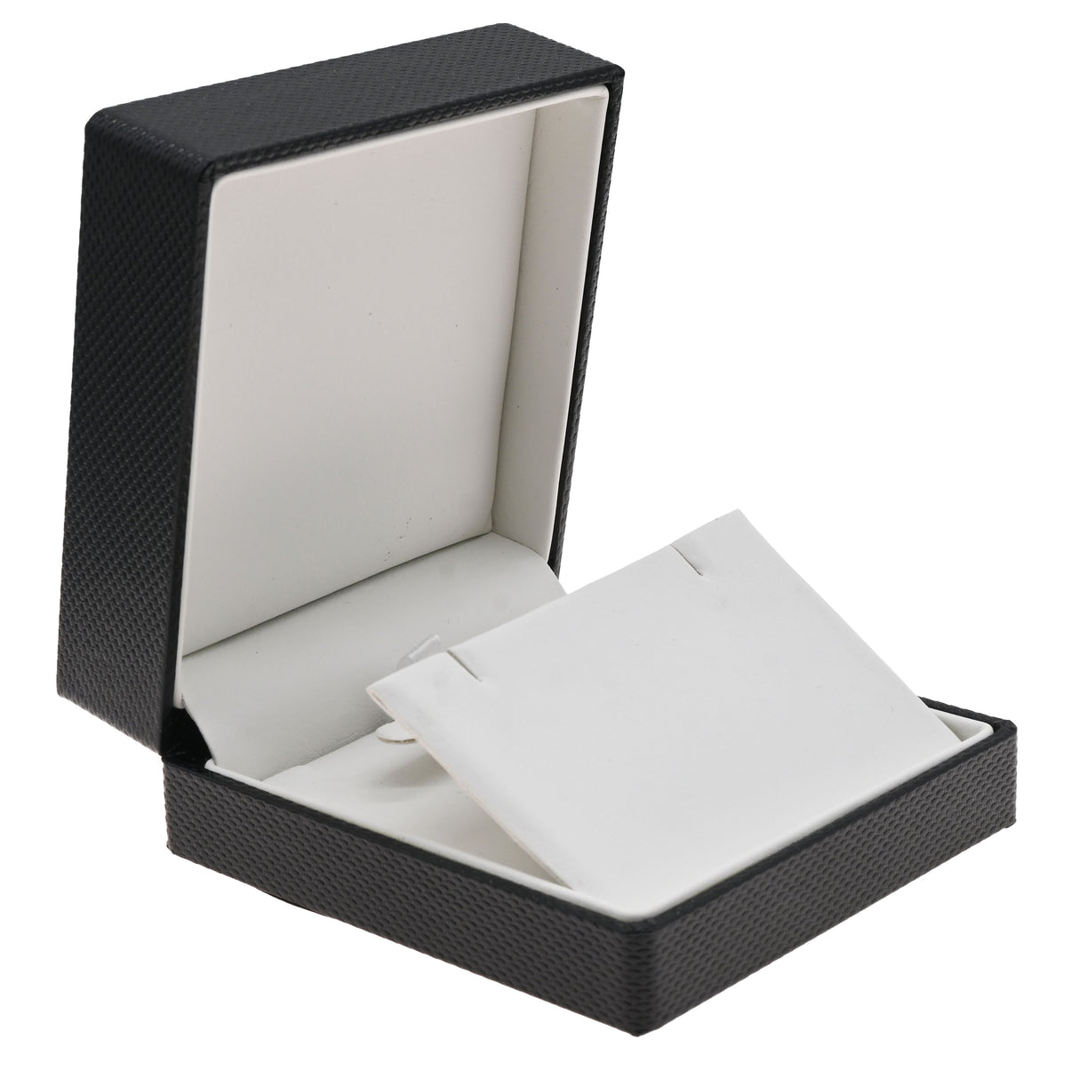 Premium Black Textured Earring / Pendant Jewelry Boxes