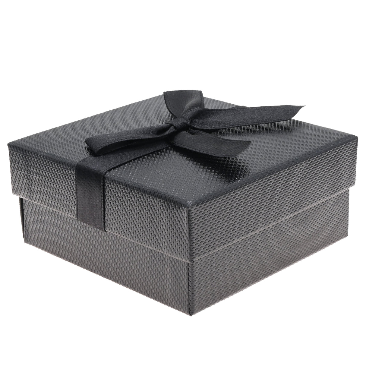 Premium Black Textured Earring / Pendant Jewelry Boxes