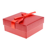 Premium Red Textured Earring / Pendant Jewelry Boxes