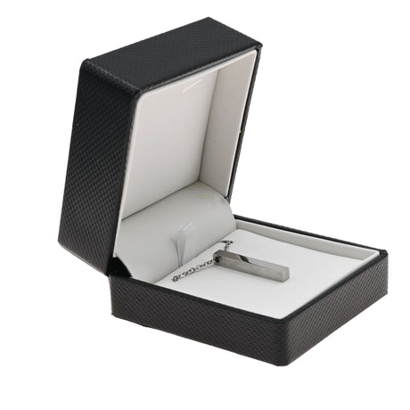 Premium Black Textured Jewelry Pendant Gift Packaging Box