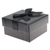Premium Black Textured Jewelry Pendant Gift Packaging Box