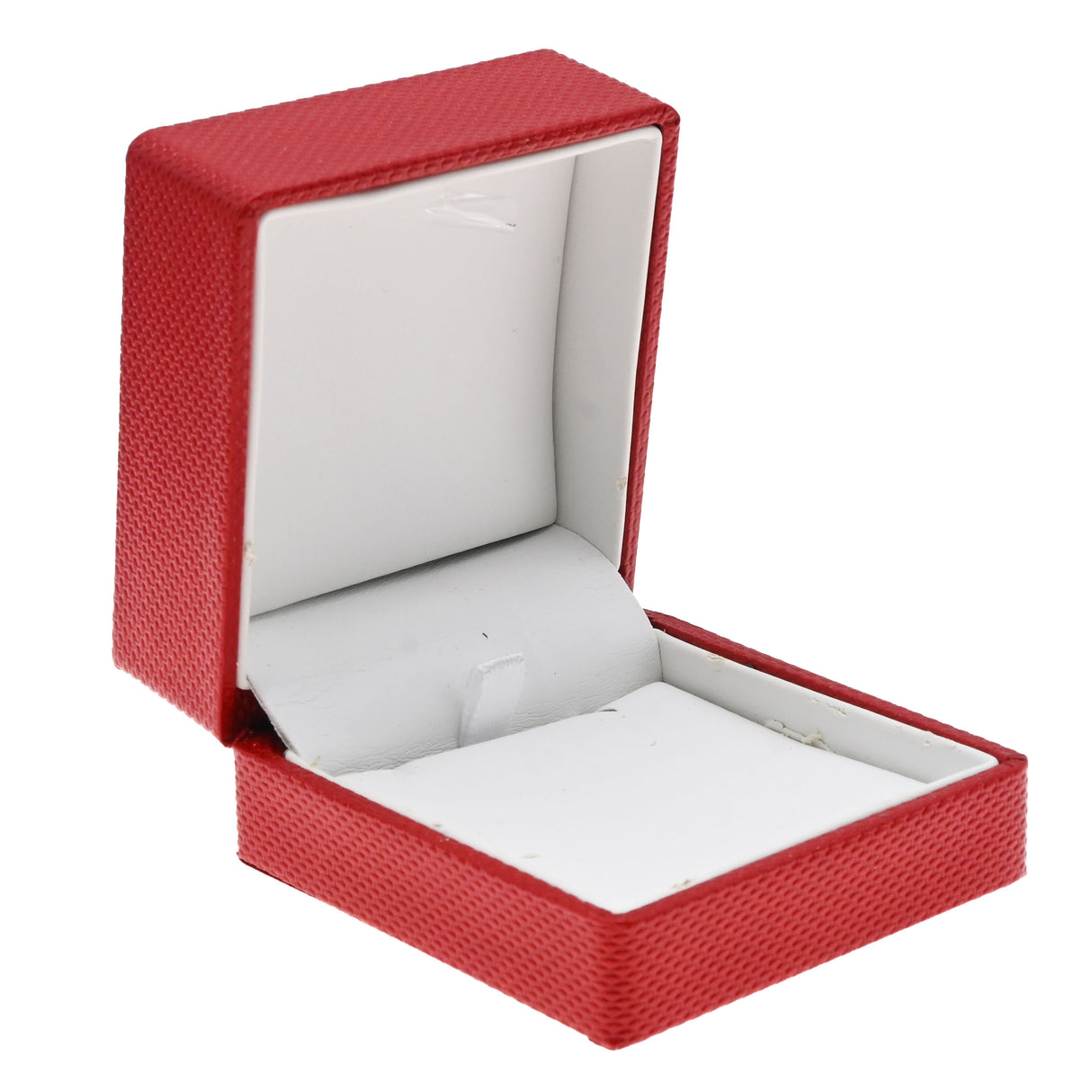 Premium Red Textured Jewelry Pendant Gift Packaging Box