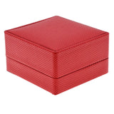 Premium Red Textured Jewelry Pendant Gift Packaging Box