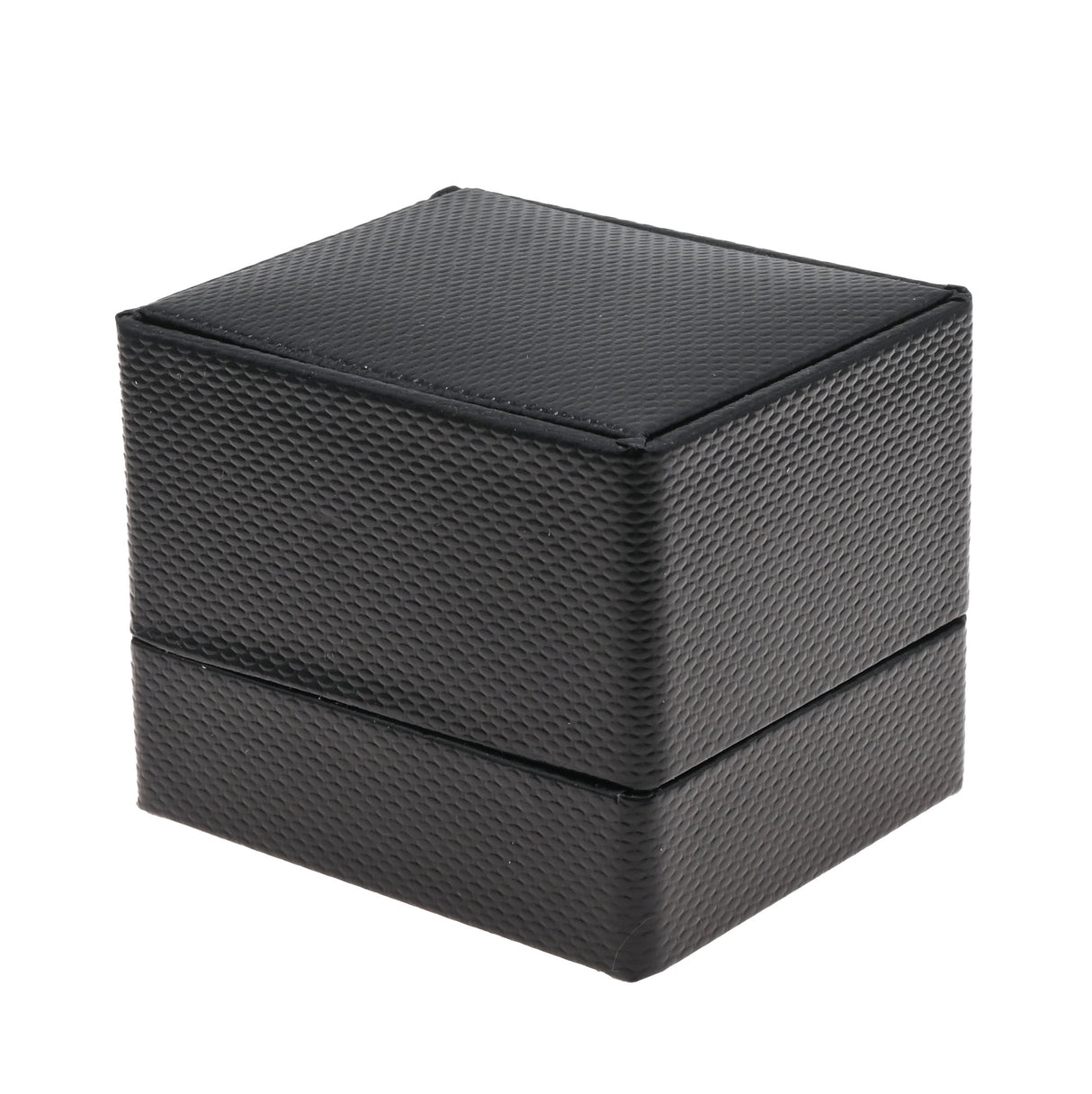 Black Premium Textured Jewelry Ring Gift Packaging Boxes