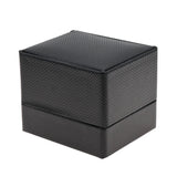 Black Premium Textured Jewelry Ring Gift Packaging Boxes