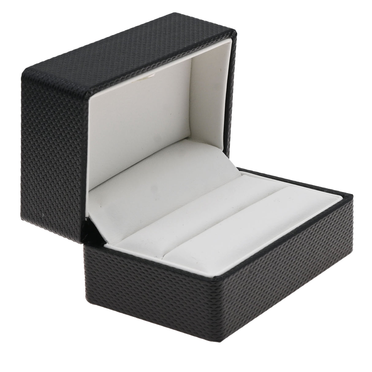 Premium Ribbon Dual Ring Box Black