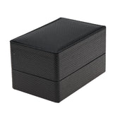 Premium Ribbon Dual Ring Box Black