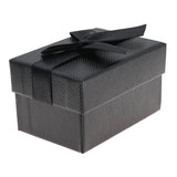 Premium Ribbon Dual Ring Box Black