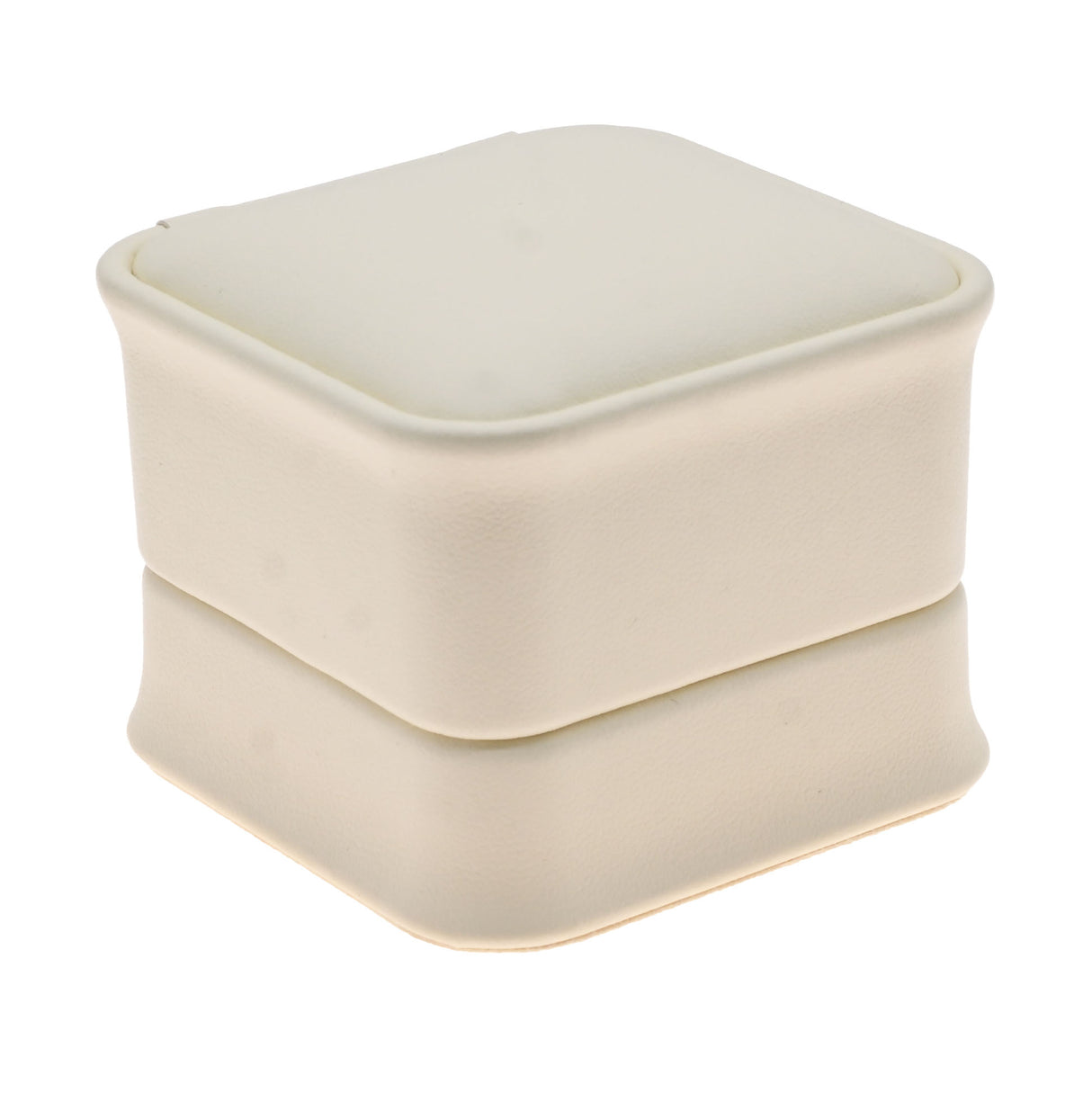 Cream Leatherette Jewelry Earring Packaging Boxes