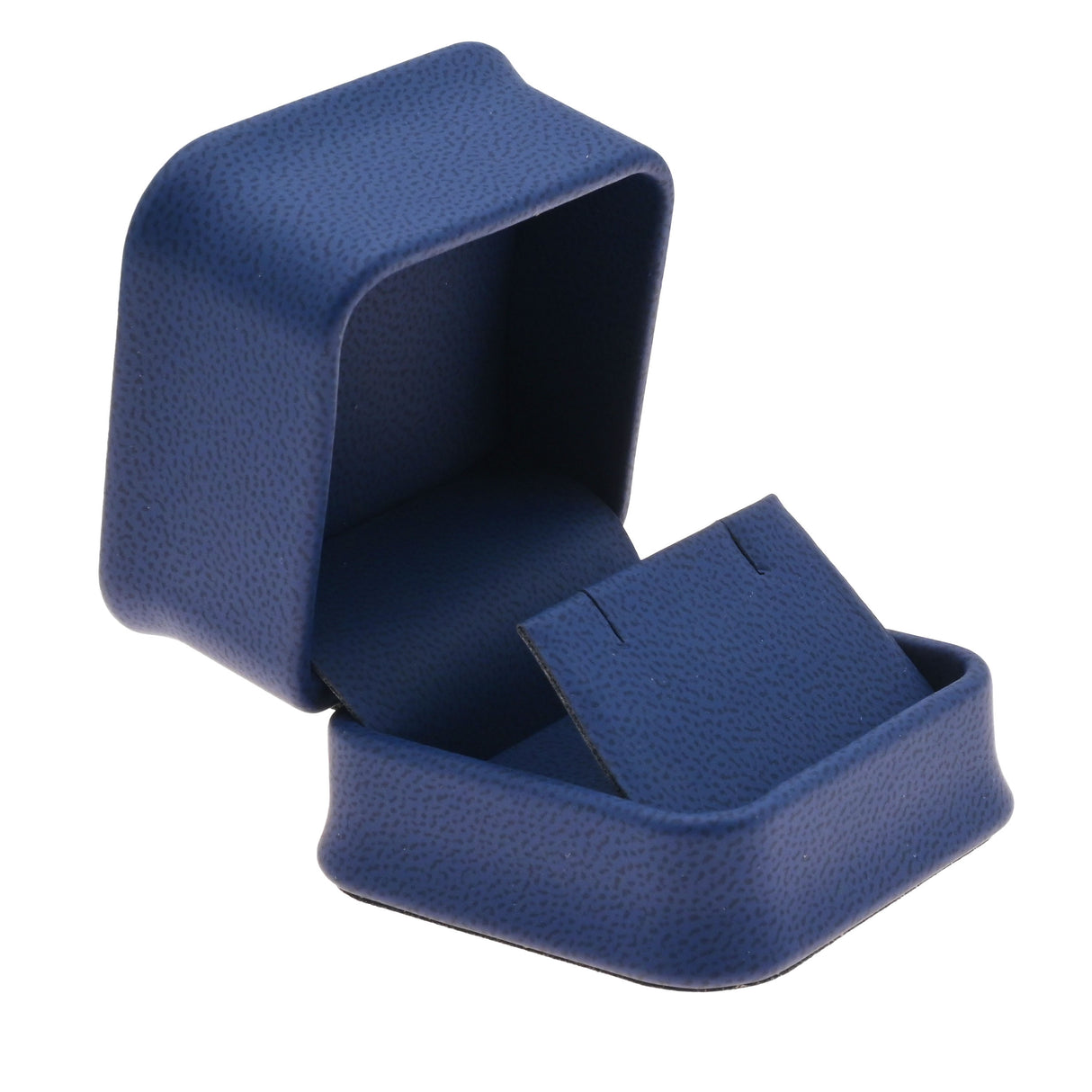 Navy Blue Leatherette Jewelry Earring Gift Boxes