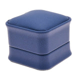 Navy Blue Leatherette Jewelry Earring Gift Boxes