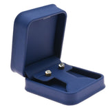 Navy Blue Leatherette Jewelry Earring T Stand Boxes