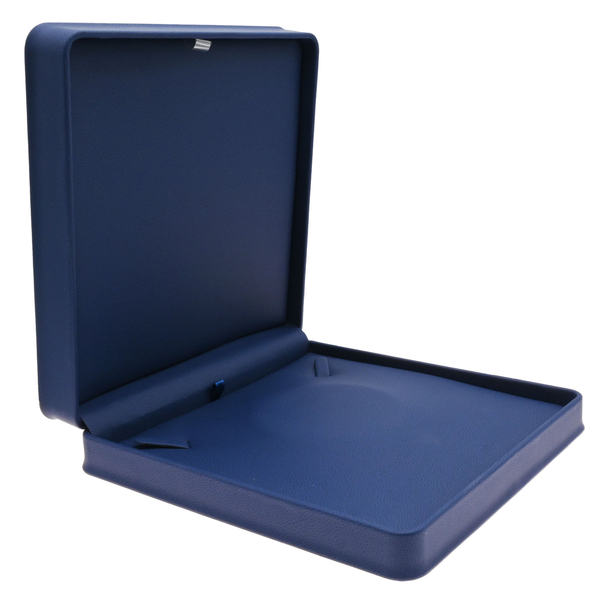 Navy Blue Leatherette Jewelry Necklace or Chain Boxes