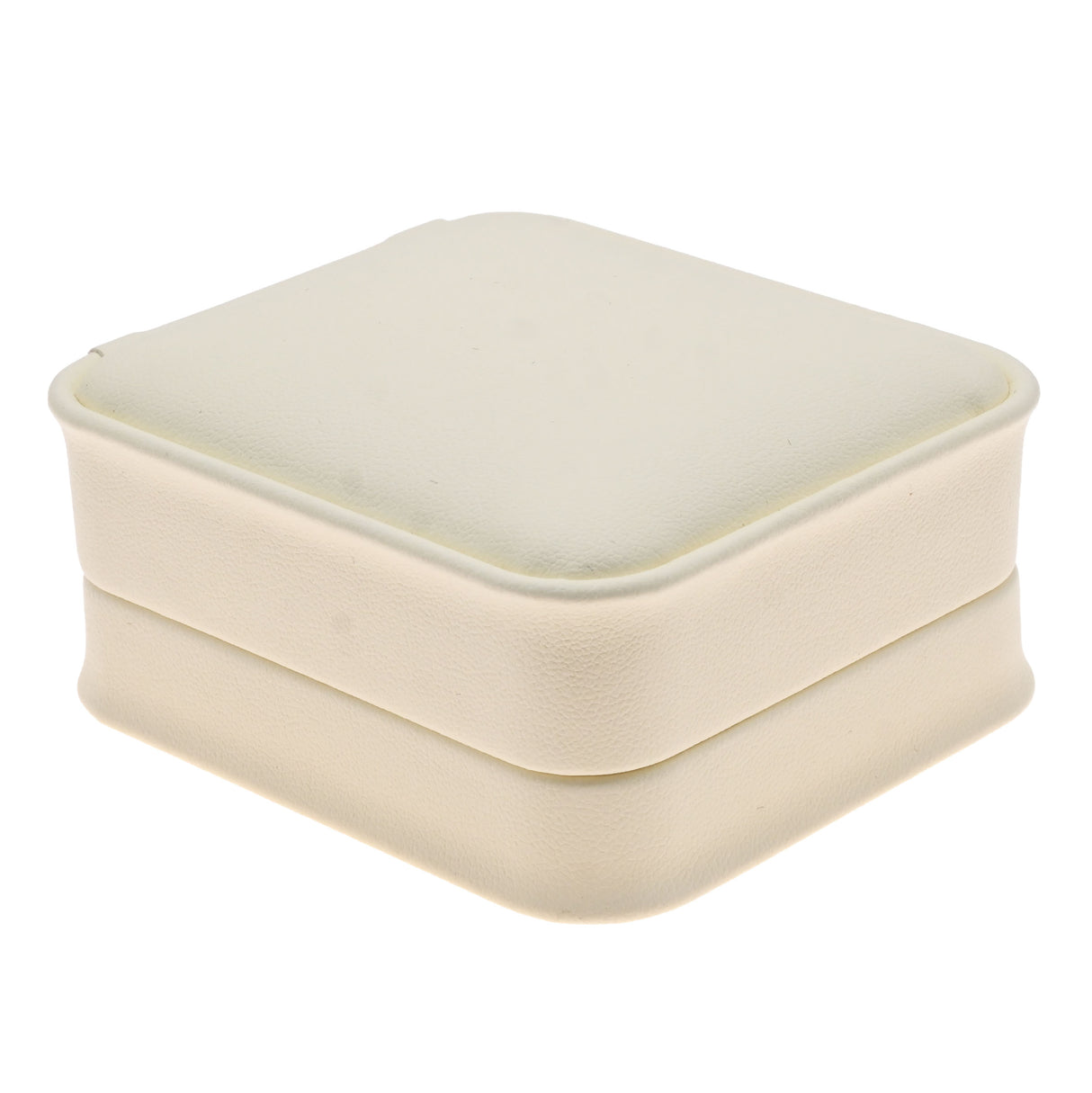Cream Leatherette Jewelry Pendant Packaging Boxes