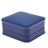 Navy Blue Leatherette Jewelry Pendant Gift Boxes