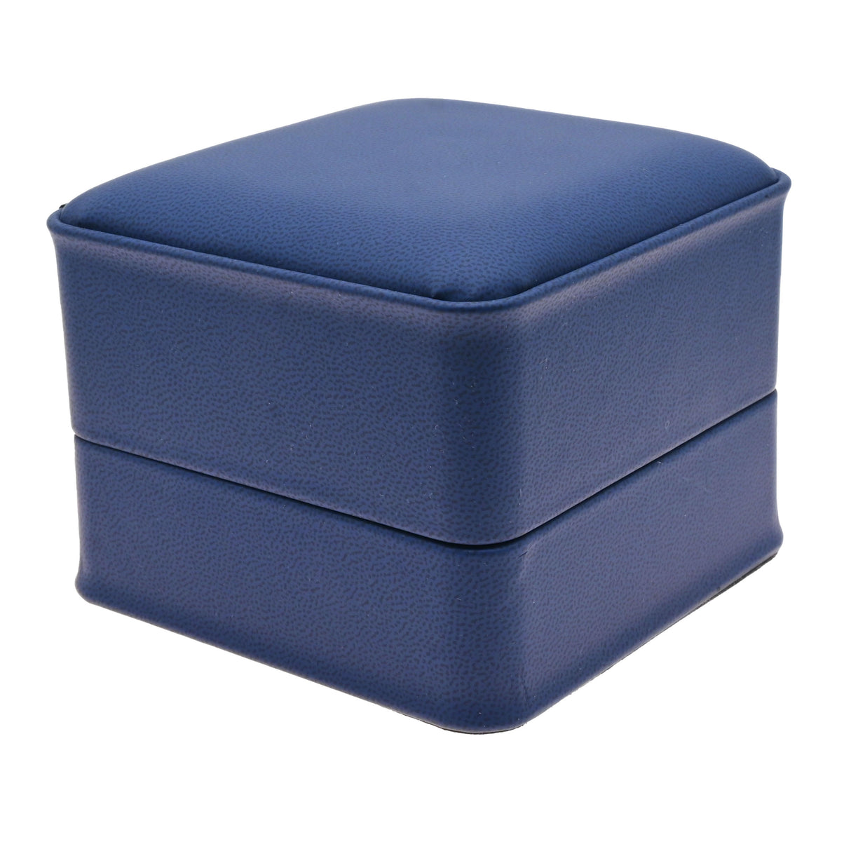 Navy Blue Leatherette Jewelry Bracelet or Watch Pillow Boxes