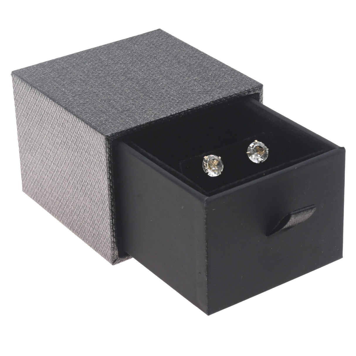 Metallic Grey Slider Earring Box