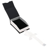 Black & White Magnetic Ribbon Paper Pendant Gift Boxes