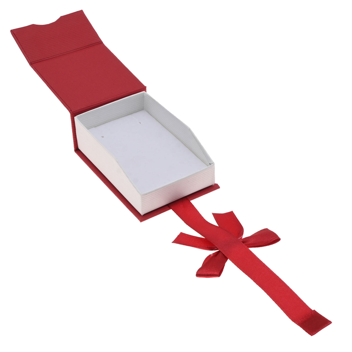 Red & White Magnetic Ribbon Paper Pendant Gift Boxes