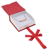 Red & White Magnetic Ribbon Paper Large Pendant Gift Boxes
