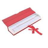 Red & White Magnetic Ribbon Paper Bracelet Gift Boxes