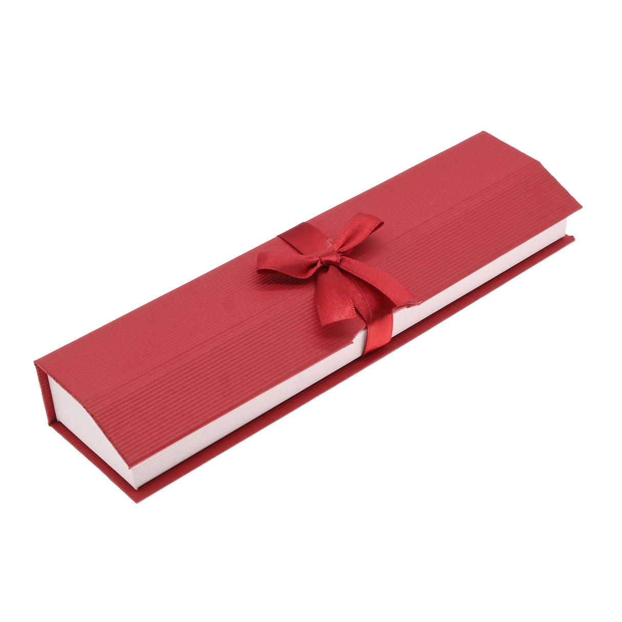 Red & White Magnetic Ribbon Paper Bracelet Gift Boxes