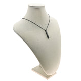 Beige Linen Jewelry Necklace Bust, Neck Form Display, 14-1/2" Tall