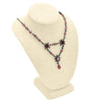 Beige Linen Jewelry Necklace Display Bust, 6-1/4" Tall