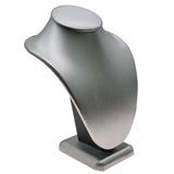 Steel Grey Necklace Display Bust - 6-1/4" Tall