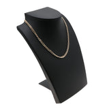 Black Leatherette Foldable Necklace Display Stand - 8-1/4" Tall