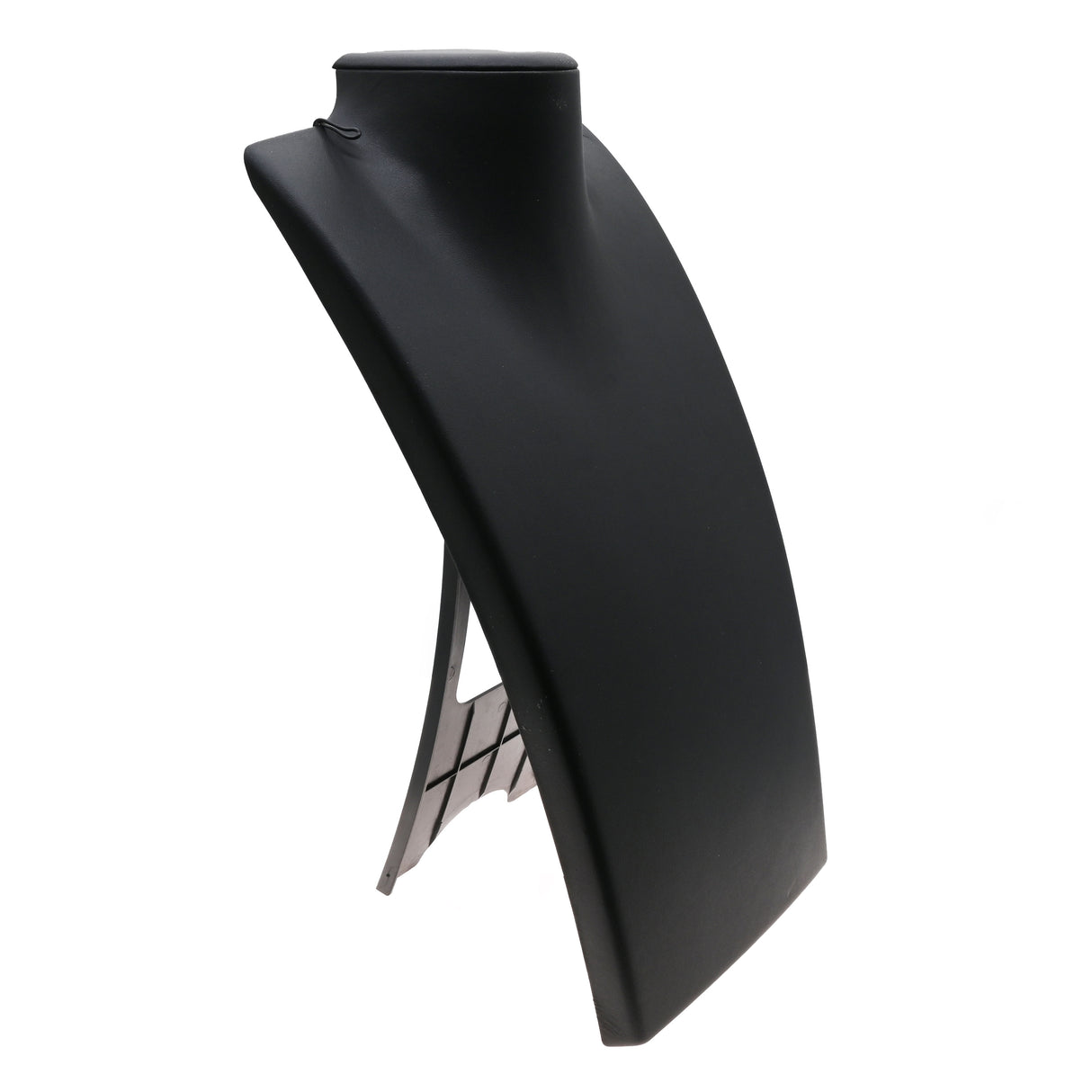 Black Leatherette Foldable Necklace Display Stand, 13.5" Tall