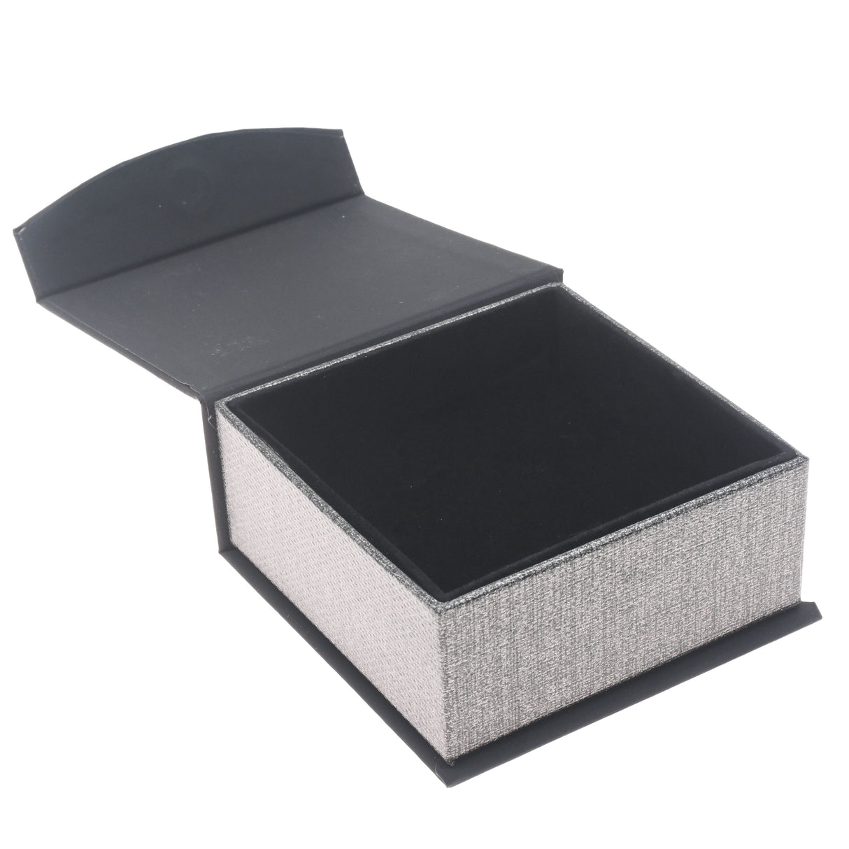 Black and Grey Jewelry Ring, Earring, and Pendant Combination Boxes
