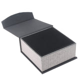 Black and Grey Jewelry Ring, Earring, and Pendant Combination Boxes