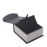 Black and Grey Magnetic Lid Jewelry Earring or Pendant Boxes